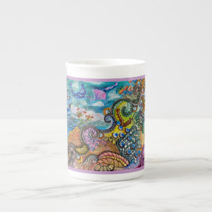 Taza De Porcelana El escritor en el país de las maravillas