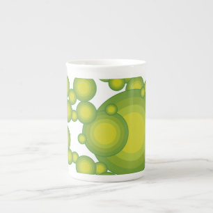 Taza De Porcelana El estilo del año verde 70's