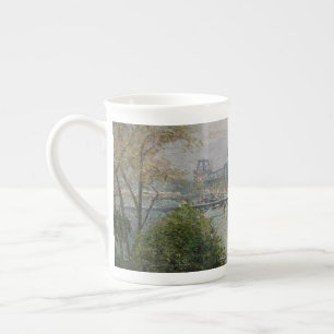 Taza De Porcelana El Louvre, la primavera de Camille Pissarro