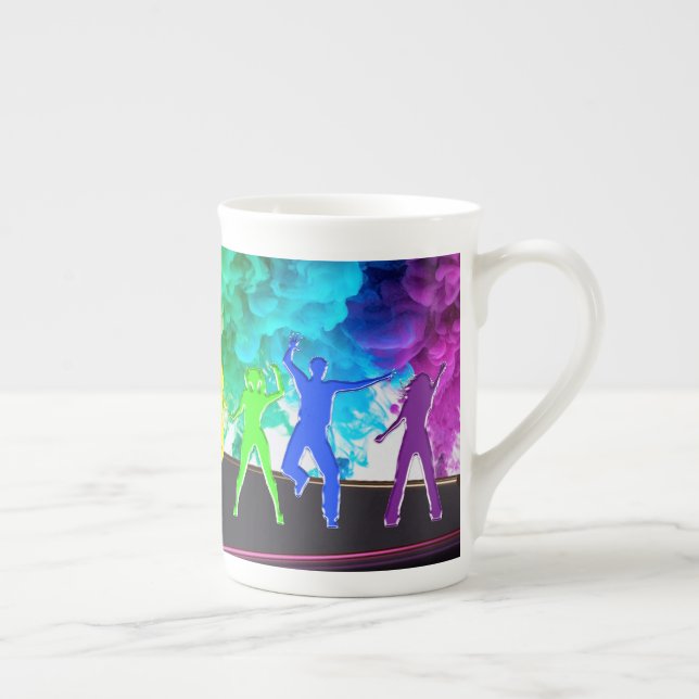 Taza De Porcelana El Orgullo de Baile de SlipperyJoe Sombra a los re (Derecha)