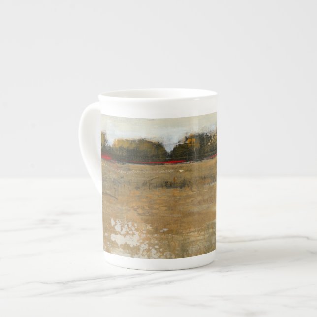 Taza De Porcelana El paisaje natural verde y exuberante (Izquierda)
