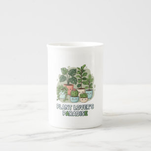 Taza De Porcelana El paraíso de la planta Lover