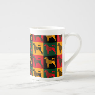 Taza De Porcelana El perro de agua portugués inteligente
