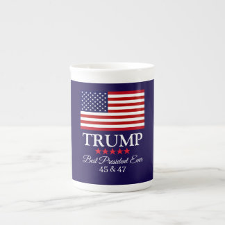 TAZA DE PORCELANA EL PRESIDENTE DONALD TRUMP MEJOR PRESIDENTE DE LA