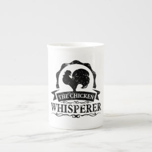 Taza De Porcelana El Susurrador de Pollos Divertido