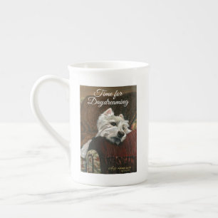 Taza De Porcelana El tiempo de descanso en Sofa