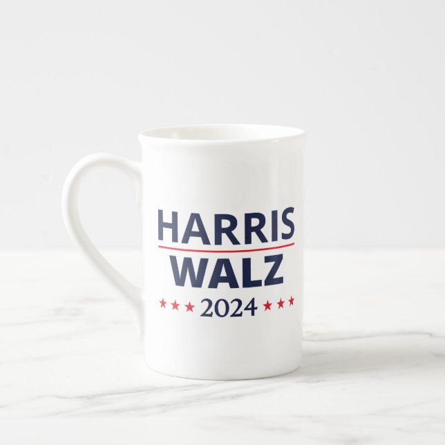 Taza De Porcelana Elecciones Harris Walz 2024 III (Izquierda)