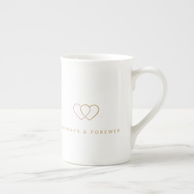 Taza De Porcelana Elegant Valentine’s Day Mug (Derecha)