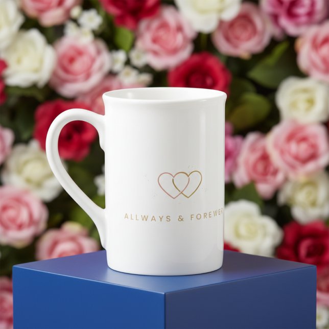 Taza De Porcelana Elegant Valentine’s Day Mug (Subido por el creador)