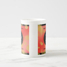 Taza De Porcelana Elegante 29° Aniversario del Boda de Garnet