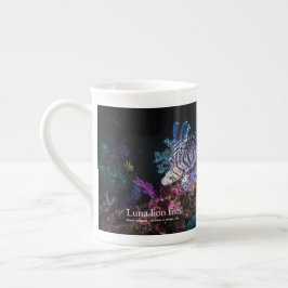 Taza De Porcelana Elegante Lionfish