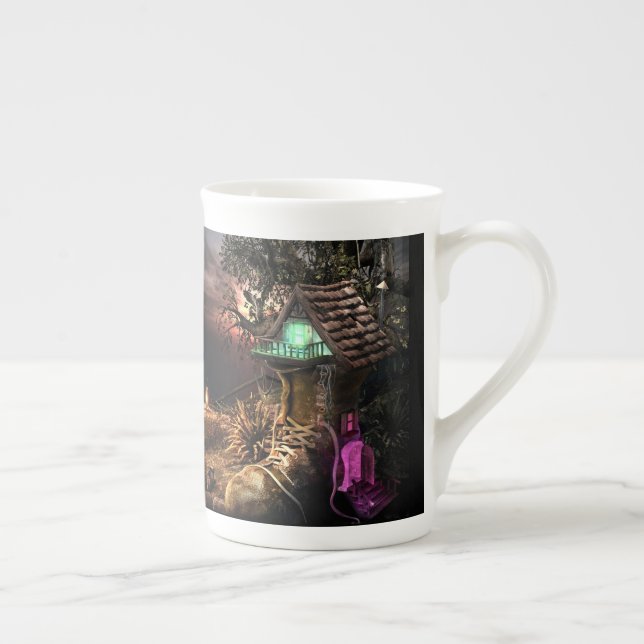 Taza De Porcelana Elf House (Derecha)
