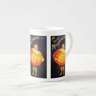 Taza De Porcelana Ellen H. Clapsaddle: Muchacho con la calabaza