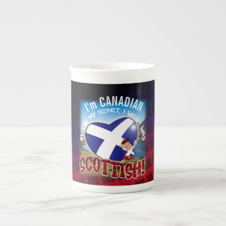Taza De Porcelana En mi corazón deseo ser ESCOCÉS!