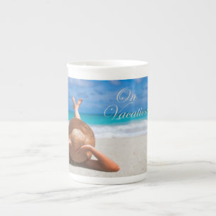 Taza De Porcelana En vacaciones