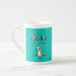 Taza De Porcelana Encantador profesor cebra