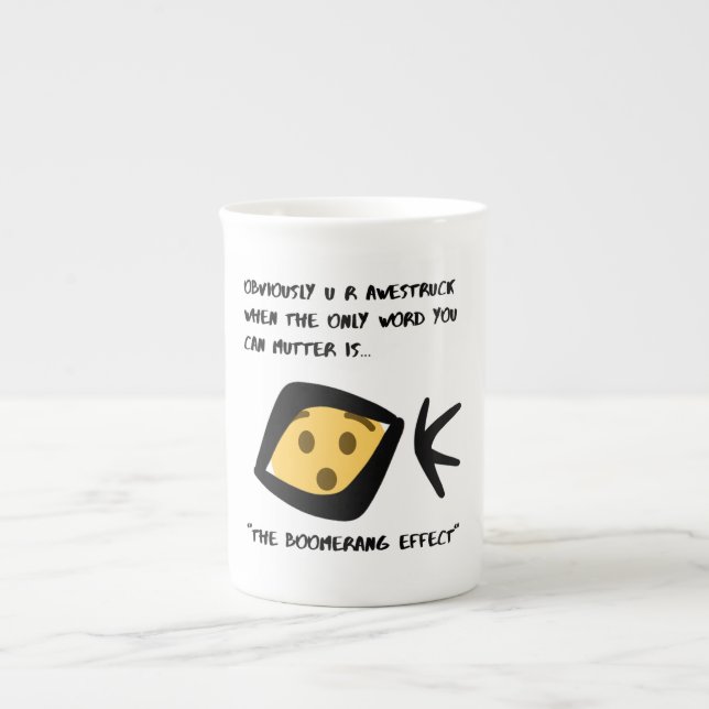 Taza De Porcelana Encantador y divertido (Frente)