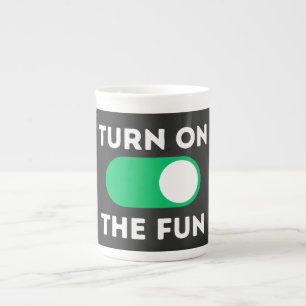 Taza De Porcelana Enciende la diversión