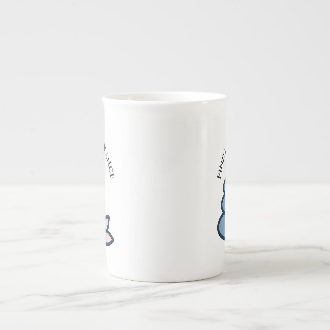 Taza De Porcelana Encuentra tu saldo - Café Inspirador Mug (Frente)