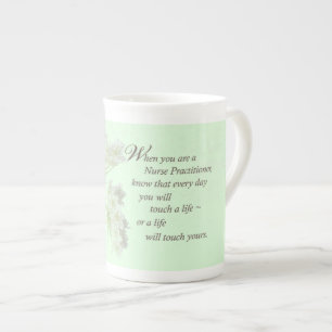 Taza De Porcelana Enfermera practicante Touch Lives Wildflower