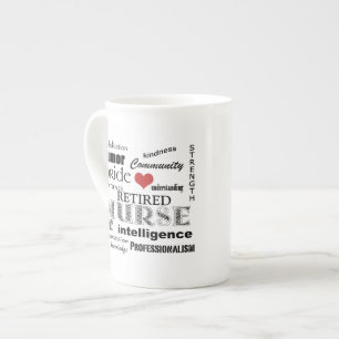 Taza De Porcelana Enfermera Pride-Attributes/RETIRED