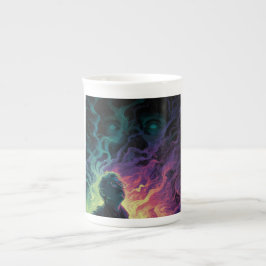 Taza De Porcelana Entidad de Humo
