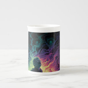 Taza De Porcelana Entidad de Humo