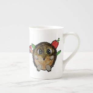 Taza De Porcelana Erizo Lindo
