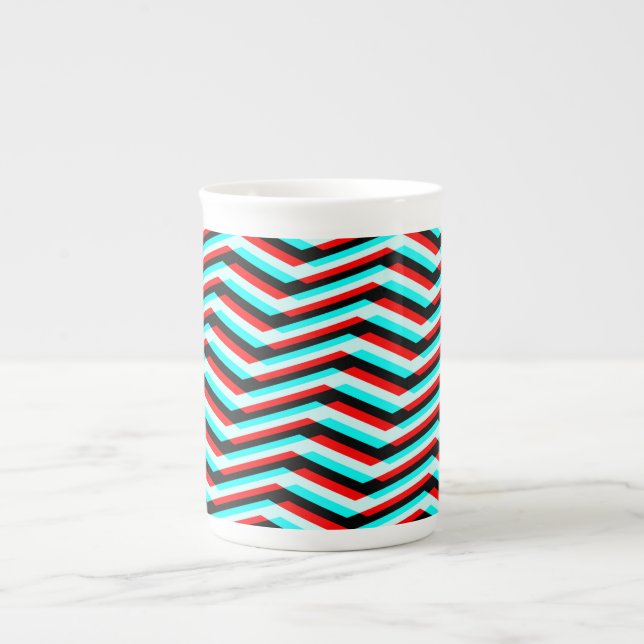 Taza De Porcelana Error de Chevron (Frente)