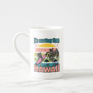 Taza De Porcelana Es hora de hacer surf - Hawái