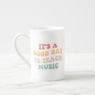Taza De Porcelana Es Un Buen Día Para Enseñar Música II