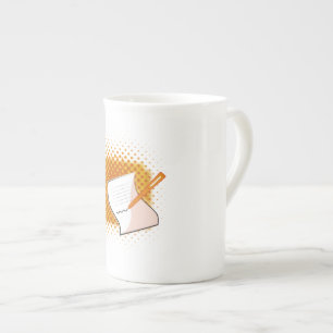 Taza De Porcelana Escribiendo a Lover