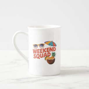 Taza De Porcelana Escuadrón semanal