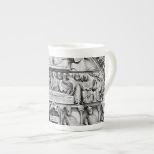 Taza De Porcelana Esculturas históricas cristianas Notre Dame Paris