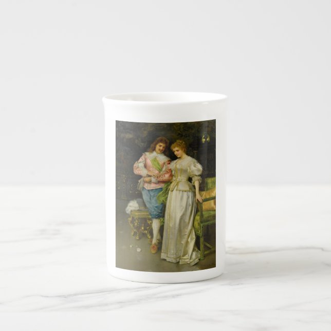 Taza De Porcelana Esposo y esposa (Boda y matrimonio) (Frente)