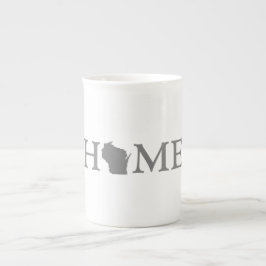 Taza De Porcelana Estado de origen de Wisconsin