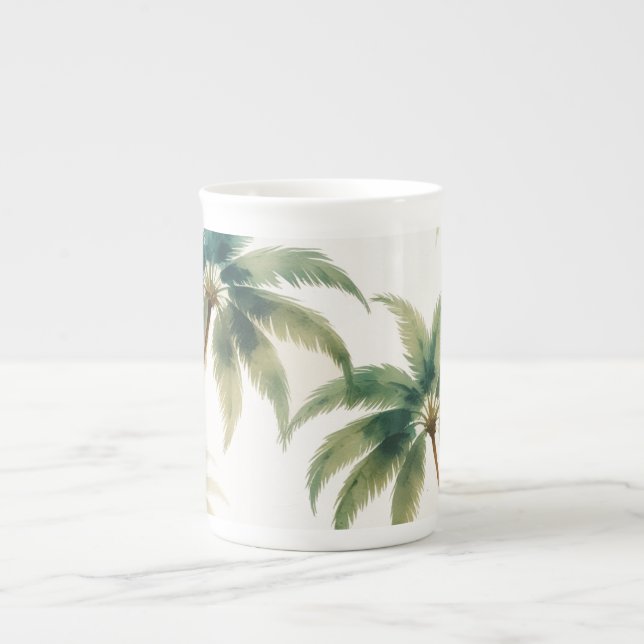 Taza De Porcelana Estilo de época Hawai Viajes Honolulu (Frente)