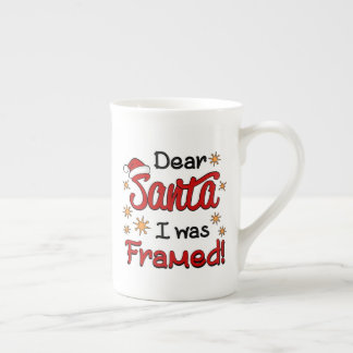 Taza De Porcelana Estimado Papá Noel, puedo explicar el hongo chino