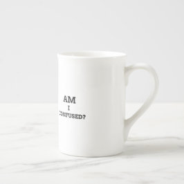 Taza De Porcelana ¿Estoy confundido