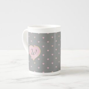 Taza De Porcelana Estrellas en el corazón sobre la carne de especial