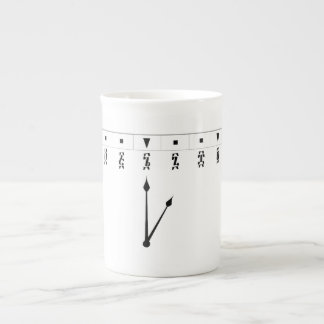 Taza De Porcelana Ethiopian Numeral Clock