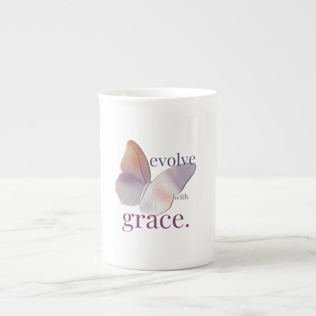 Taza De Porcelana Evolucionar con Grace Themed Mug (Frente)