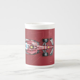 Taza De Porcelana F1 Mug - Lewis Hamilton #44   Café y café para fan