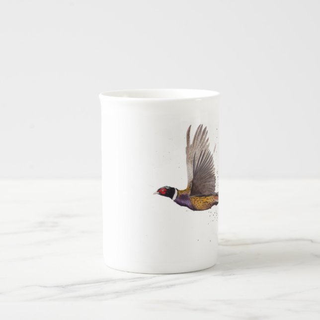 Taza De Porcelana Faisán (Frente)
