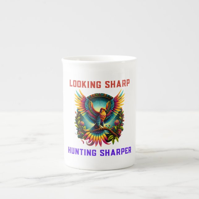 Taza De Porcelana Falcon Bird (Frente)