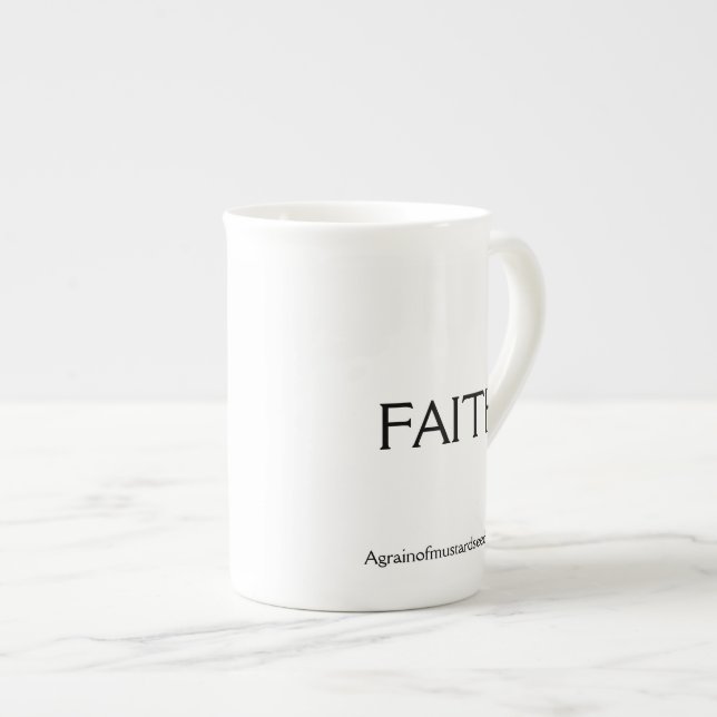 Taza De Porcelana Fe (Derecha)