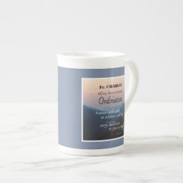 Taza De Porcelana Felicitaciones por la Ordenanza de 60 Aniversarios