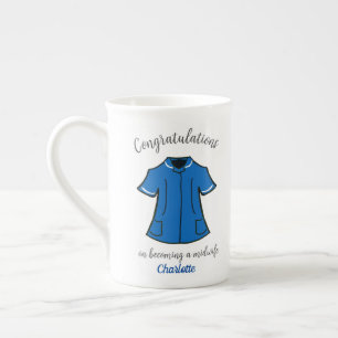 Taza De Porcelana Felicitaciones por ser partera