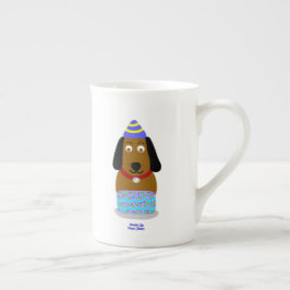 Taza De Porcelana Feliz cumpleaños, reunión en China