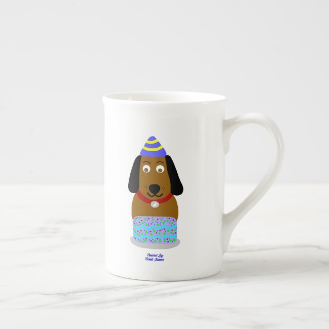 Taza De Porcelana Feliz cumpleaños, reunión en China (Derecha)